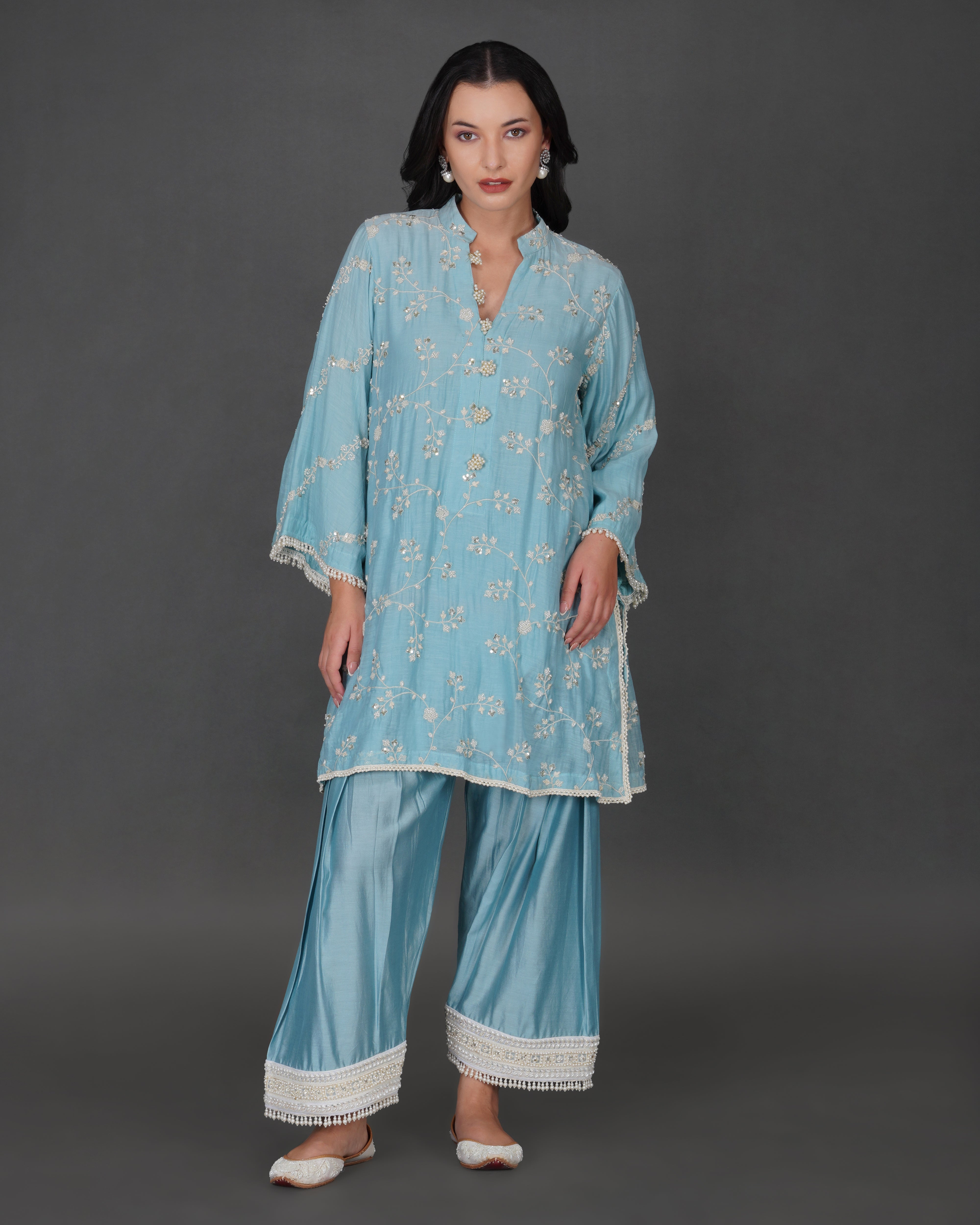 Festive Kurta & Farshi